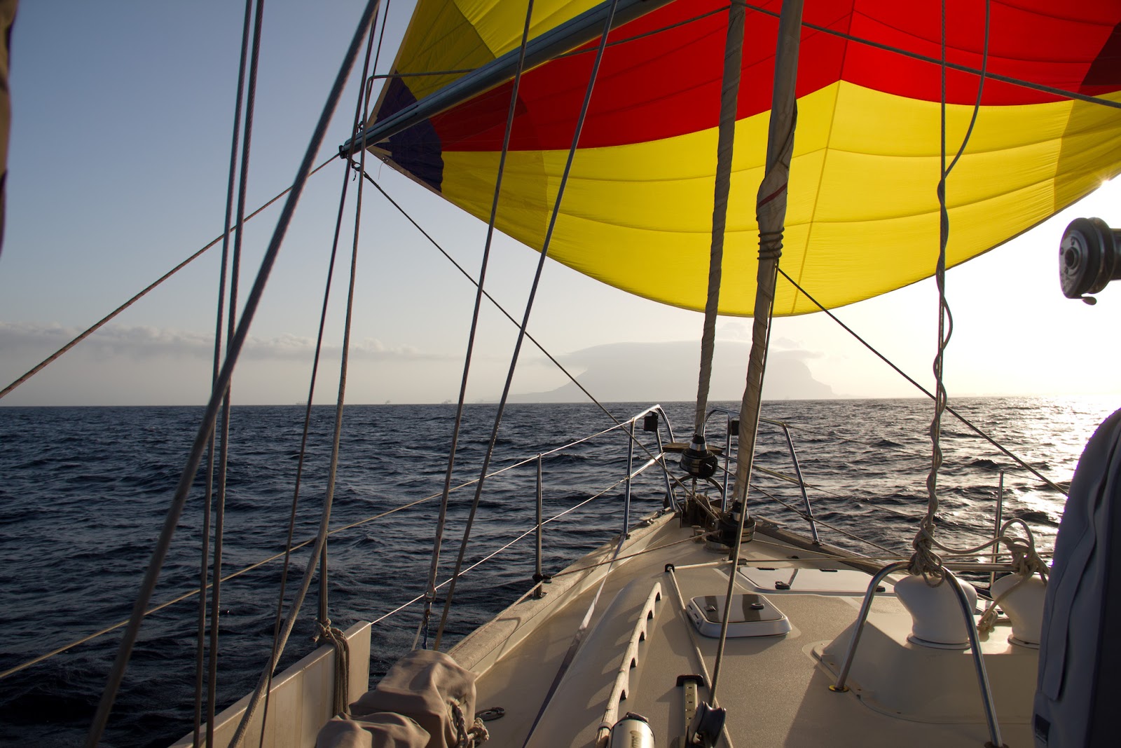 Exploring the World in 'Blue Velvet of Sark' Sailing to Gibraltar