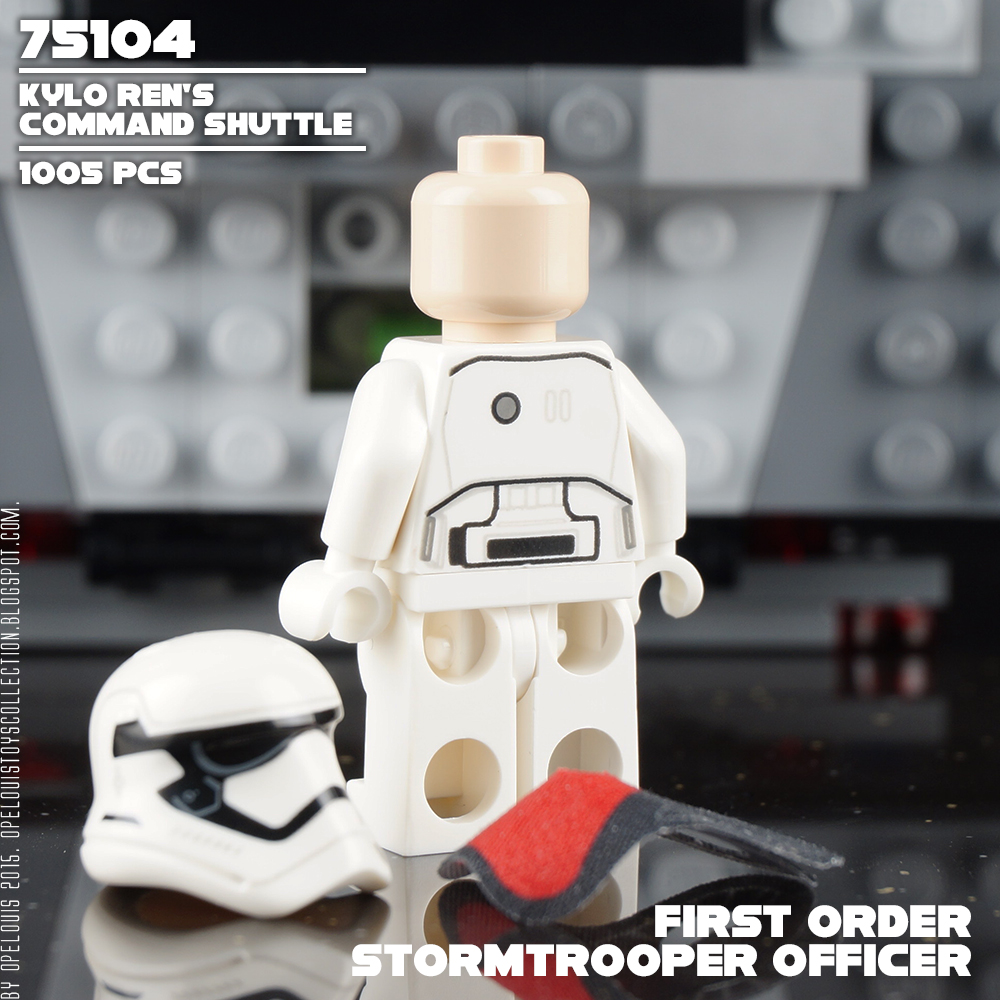 First Order Offizier Figur Minifig Officer Soldat Kylo 75104 LEGO Star Wars 