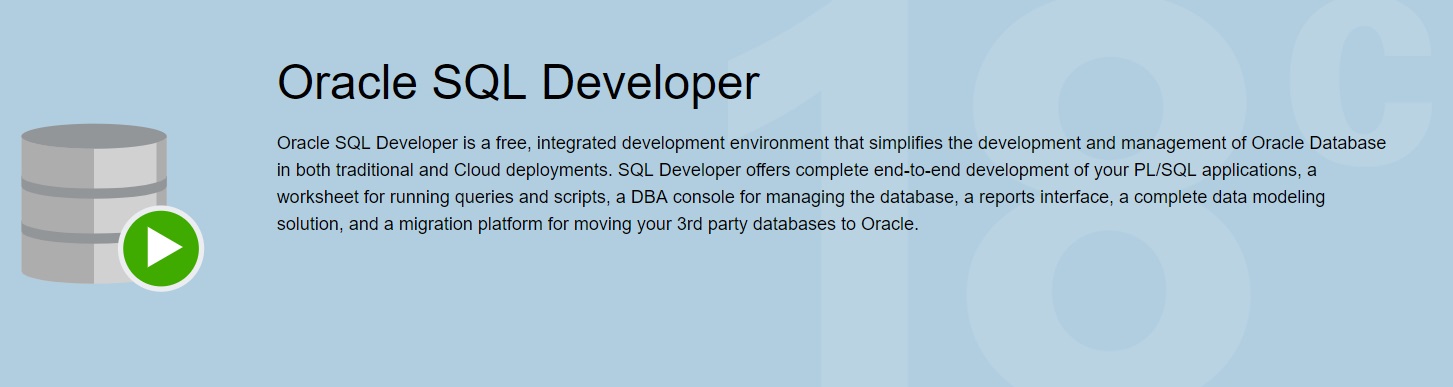 PL-SQL Argentina: SQL Developer 18.2 Disponible