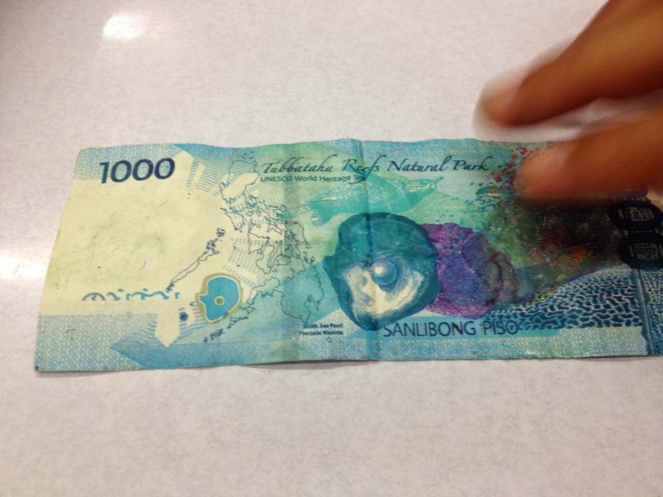 Insta Trends Can you determine the Counterfeit Philippines 1000 Peso bill?