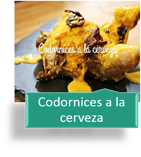 CODORNICES A LA CERVEZA CODORNICES A LA CERVEZA