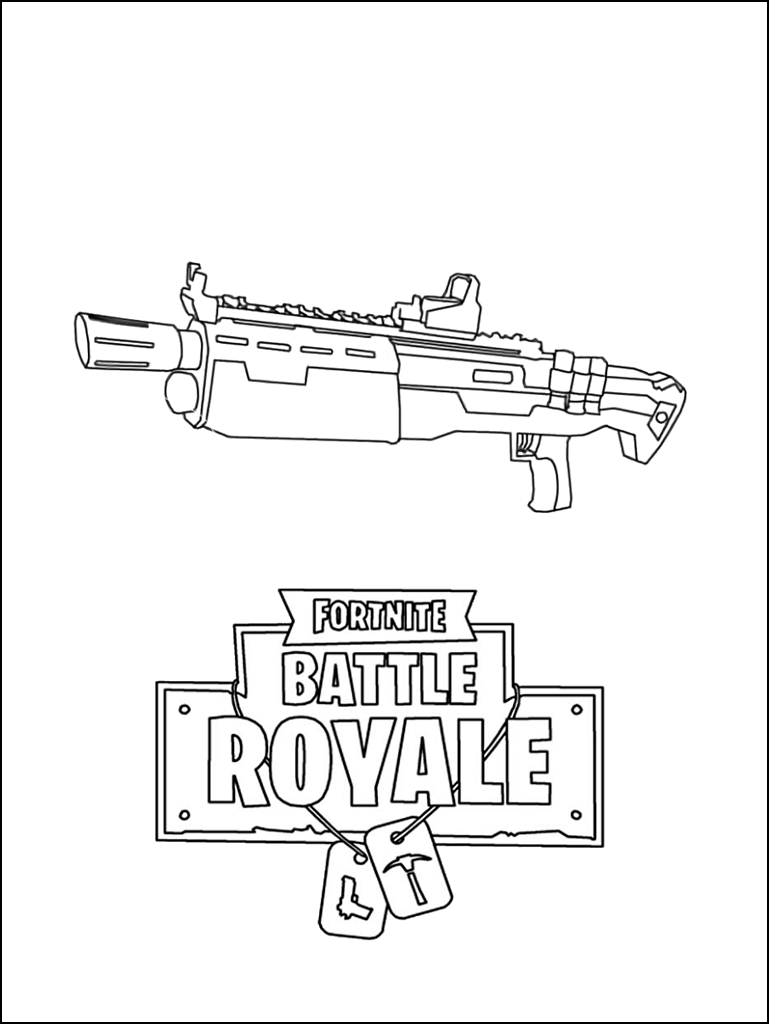 Best Fortnite Coloring Pages Printable FREE - Coloring Pages for Kids