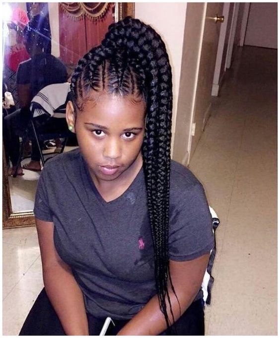 36 Latest Jumbo Lemonade Braids Hairstyles With Accessory To Copy