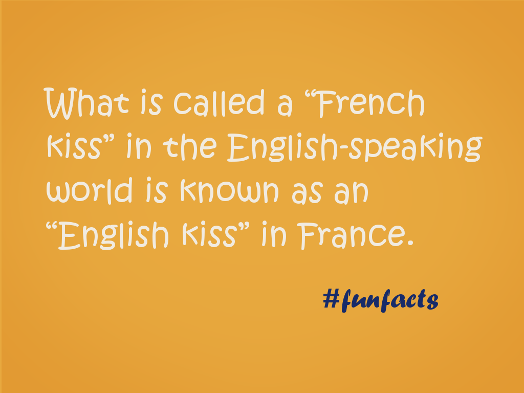 What is called a “French kiss” in the Englishspeaking world is known