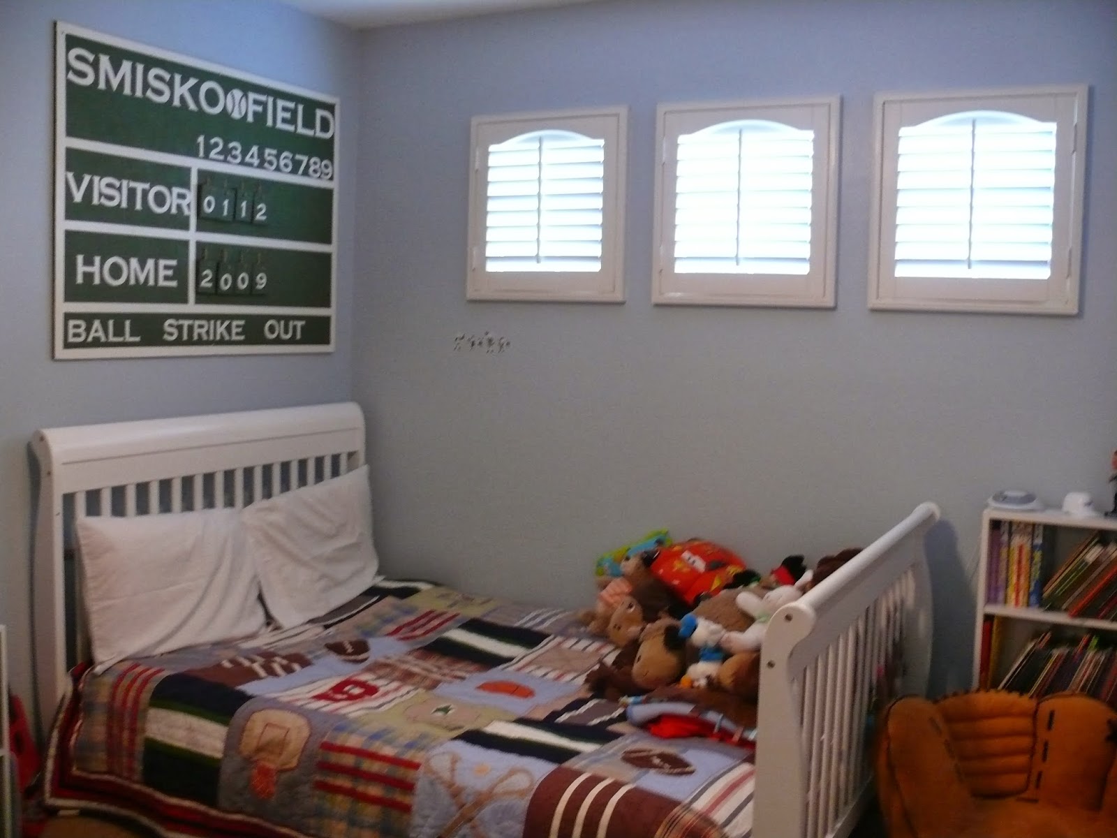 Imperfect & Fabulous: DIY Baseball Themed Room