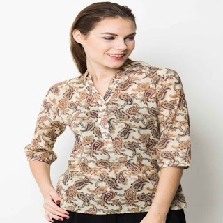 desain baju atasan batik modern desain baju atasan batik modern