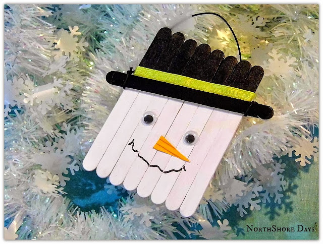 NorthShore Days.....: Frosty the Popsicle Stick Snowman