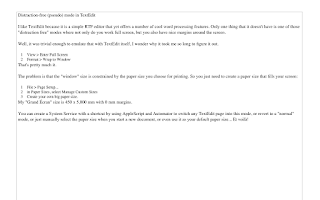 mac for translators distraction free pseudo mode in textedit what is normal paper size