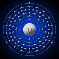 Talyum atomu elektron modeli