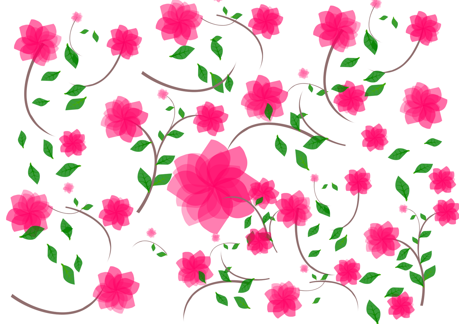 Bunga Wallpaper Vektor Bunga Wallpaper Vektor