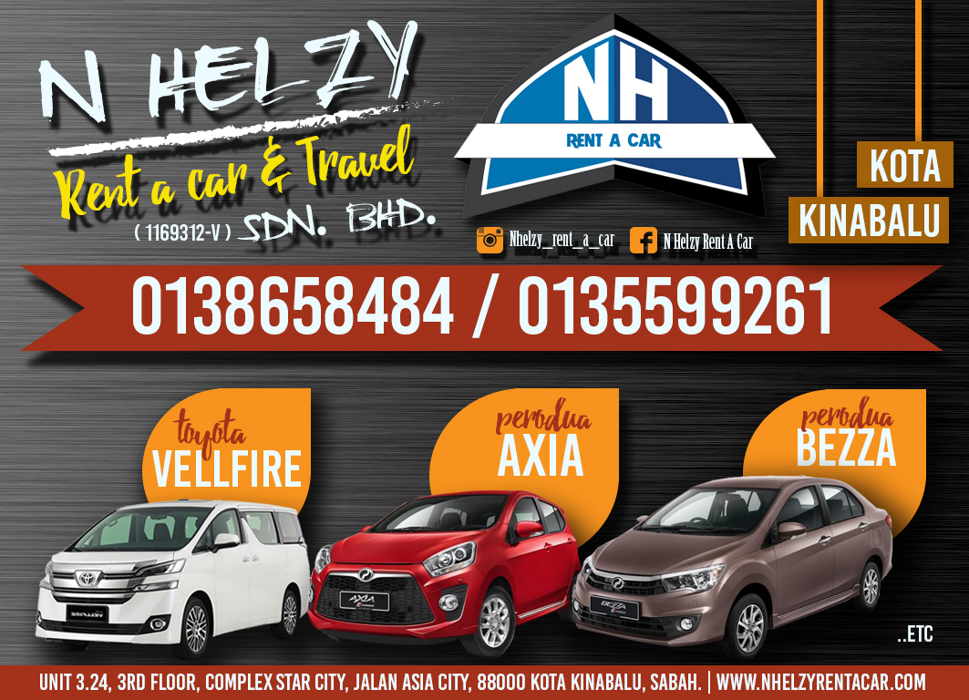 Kereta Sewa di Kota Kinabalu Terbaik Untuk Travel Di Sabah