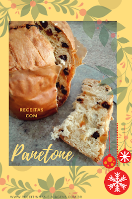 Receitas com panetone: Receita de panetone caseiro Receitas de Natal: Receita de panetone caseiro