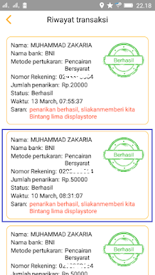 Bukti Pembayaran Uang Gratis Terbaru dari Aplikasi News Cat Bukti Pembayaran Uang Gratis Terbaru dari Aplikasi News Cat