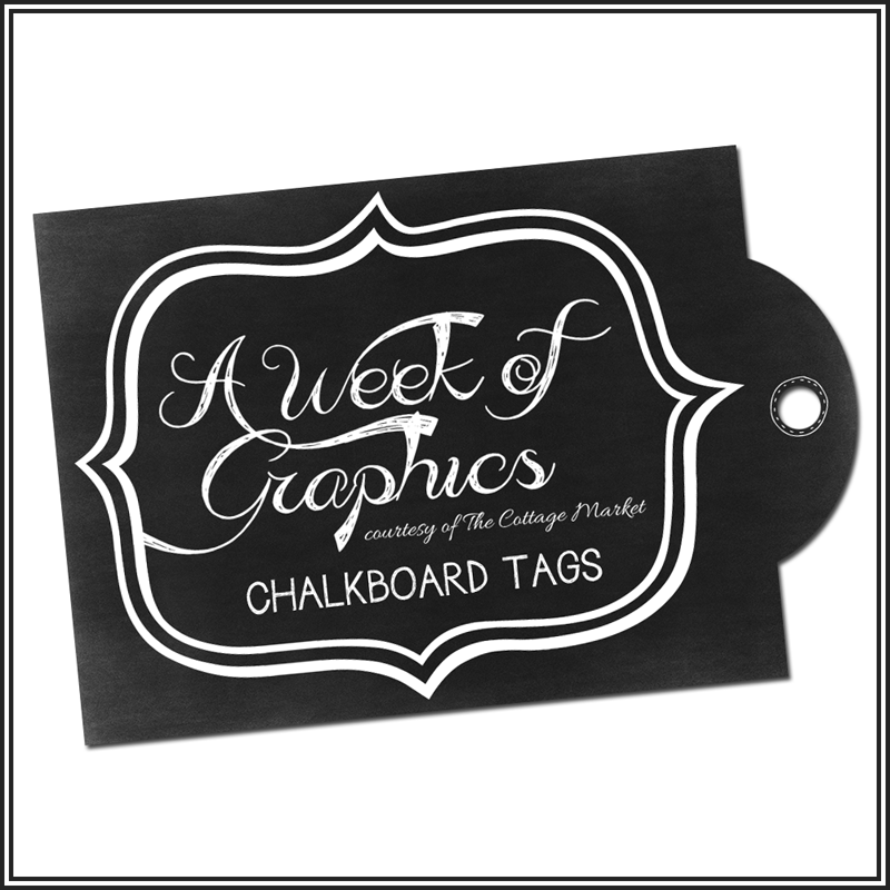 Week Board Tag Handmade with Love - The Cottage Market