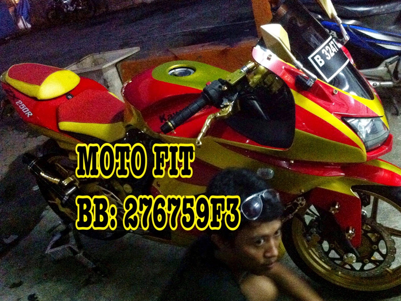 MOTO FIT Modifikasi kawasaki ninja 250 carbu ,FI ,z250 ,ER6 ,z800