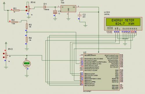 Digital Energy Meter Circuit Diagram Pdf