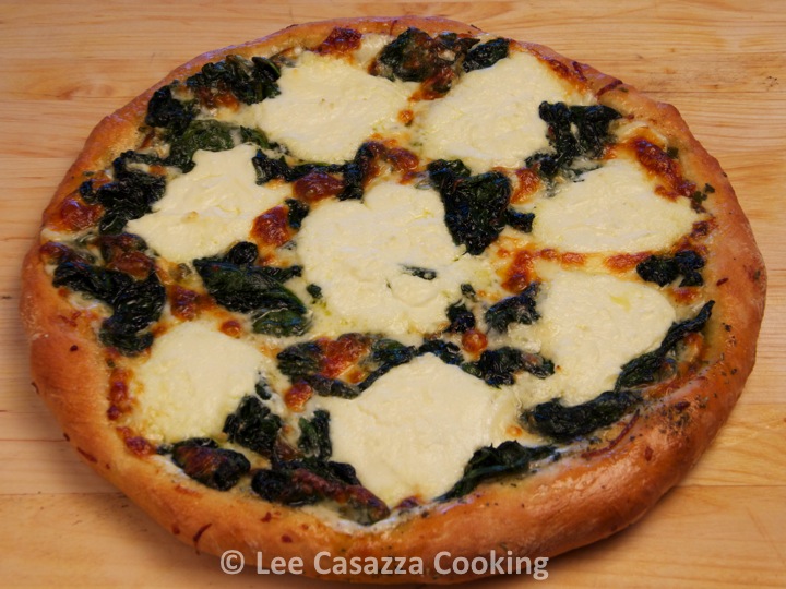 Big Mamma's Italian American Cooking WHITE PIZZA WITH RICOTTA & SPINACH