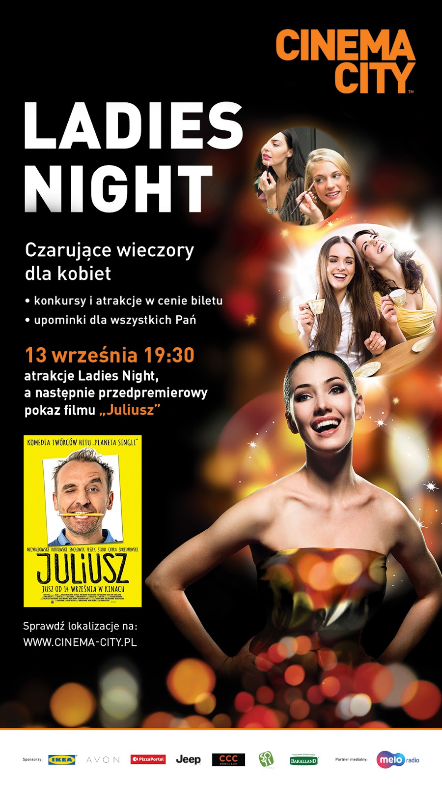 Częstochowskie Informacje Spotkania Ladies Night w Cinema City