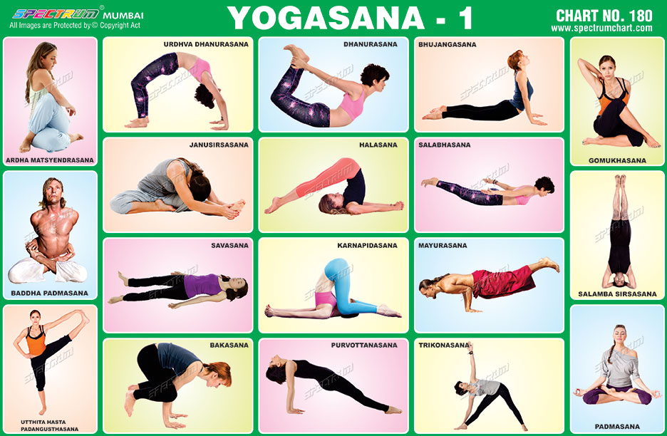 Yoga Poses in English and Sanskrit - Yoga Paper