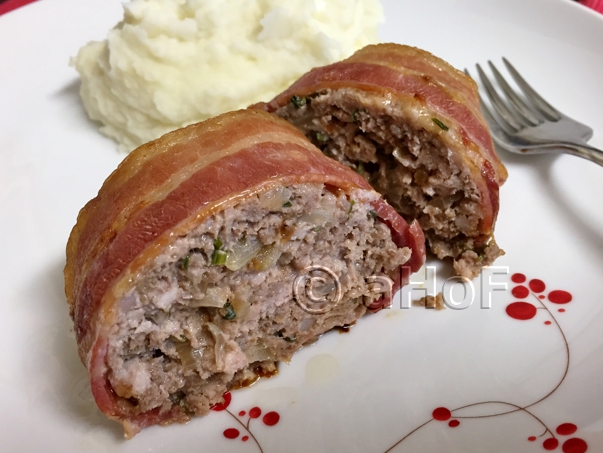 Individual serving, Bacon, Meat Loaf, entree
