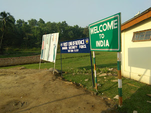 "India- Bangladesh Border" crossing in Dawki in  Meghalaya.