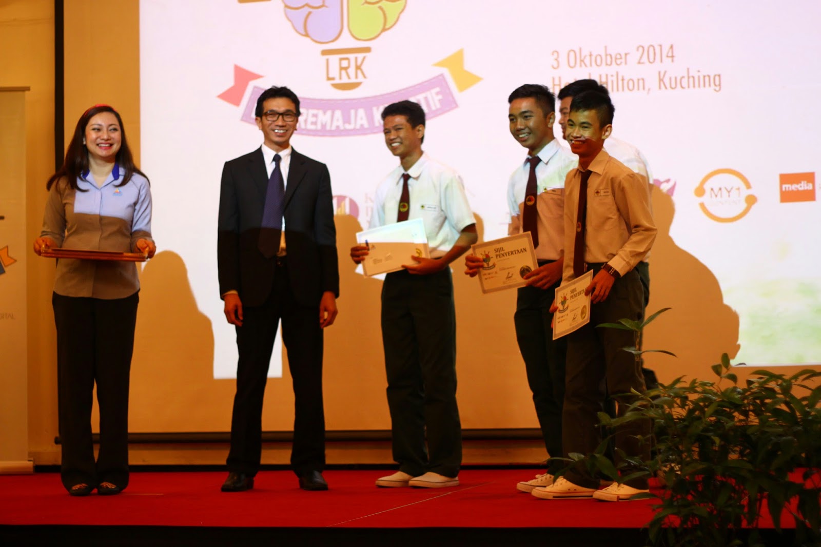 Keputusan Liga Remaja Kreatif 2014 (Zon Sarawak) SMK Baru Miri
