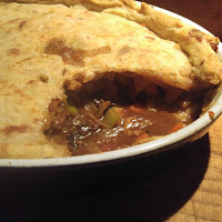 Pot pie with Lakin's Gorges Cascadilla Bleu crust