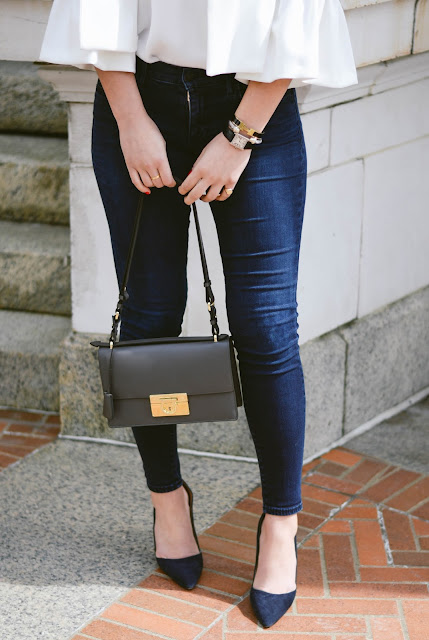 true religion halle jeans and kate spade licorice pumps