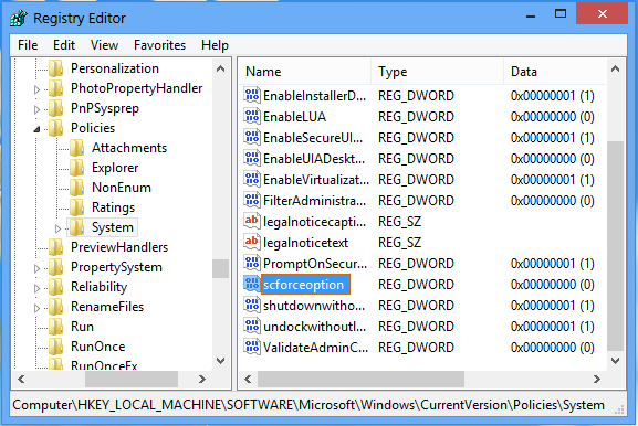 Disable Smart Card Login Disable Smart Card Login
