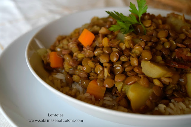 lentejas-rápidas-con-arroz
