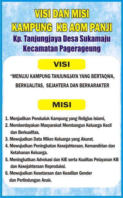 Download Contoh Visi Misi Kampung Kb Format Cdr Karyaku