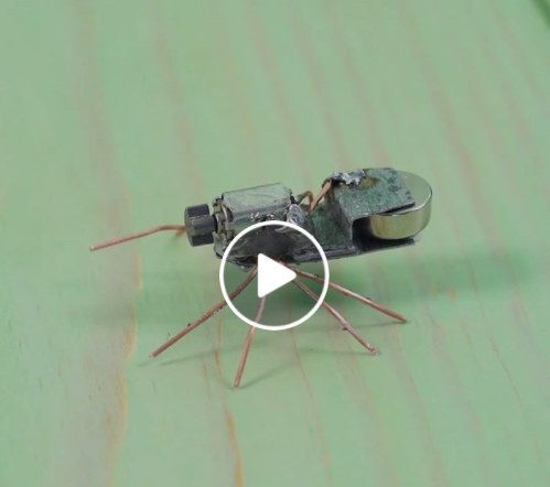 كيف تصنع روبوت عنكبوتي مصغر.