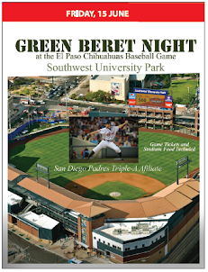 Green Beret Night Chihuahuas Baseball