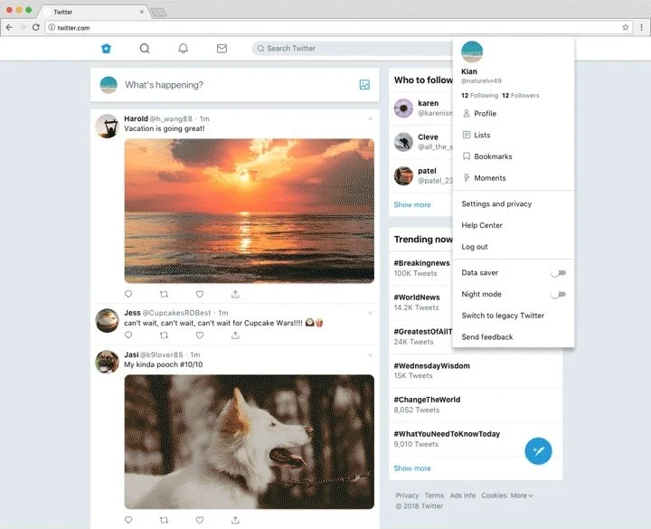 Twitter brings Bookmarks to the web version with a new design, now in testing