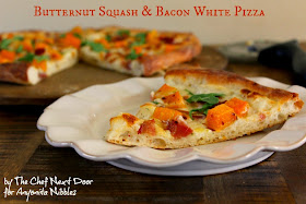 Butternut Squash & Bacon White Pizza | The Chef Next Door