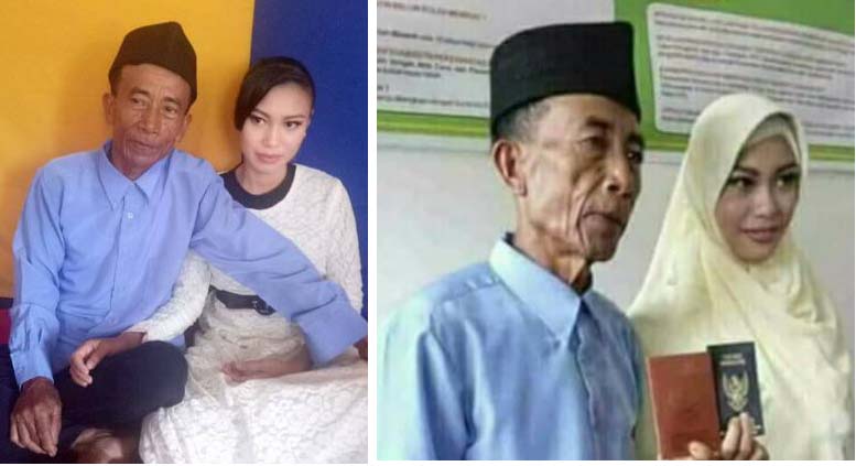 Kakek Badu dan istrinya Ika Nurjanah Kakek Badu dan istrinya Ika Nurjanah