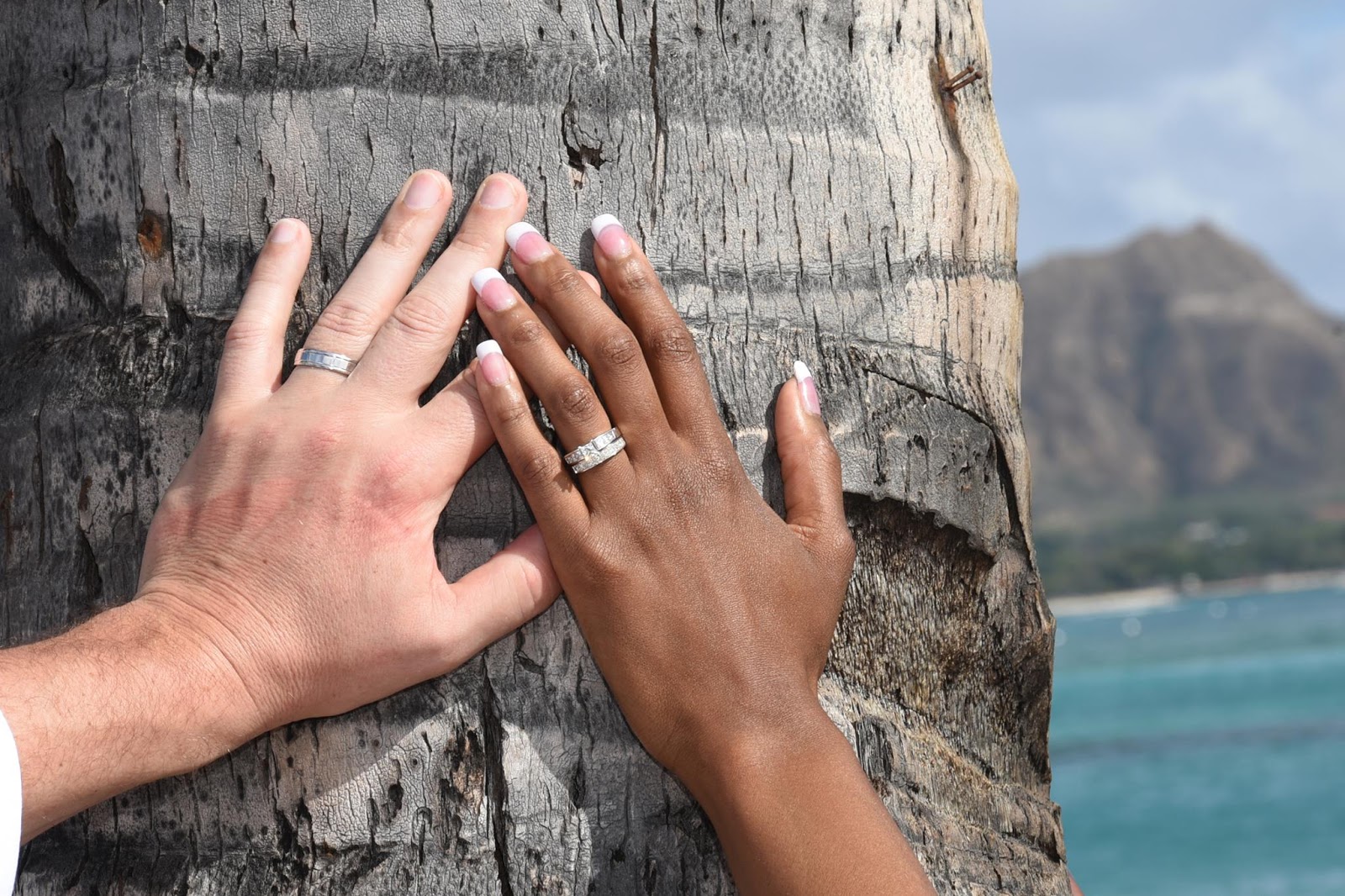 Newlyweds in Hawaii