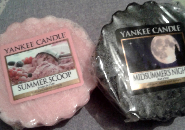 Pachnące wspomnienie lata - woski Yankee Candy (Midsummer's night i Summer scroop)