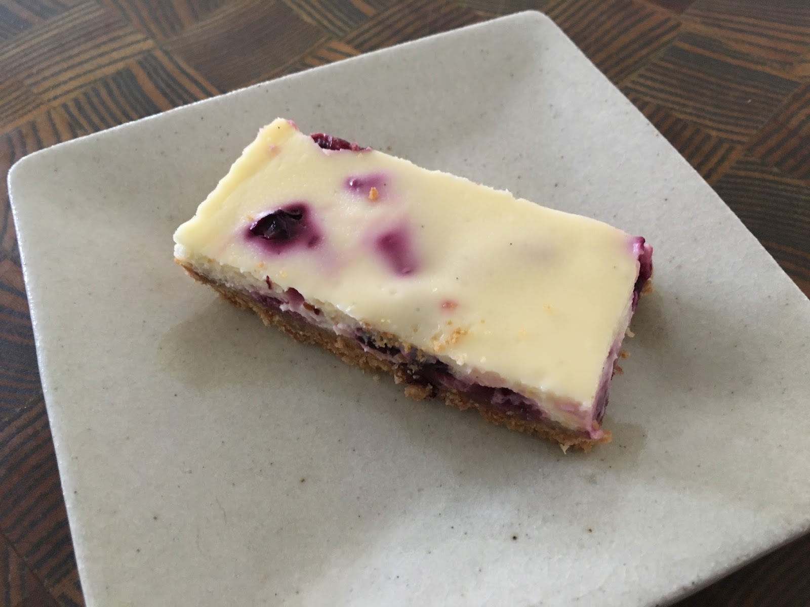 Easy as Pie Cherry Yoghurt Cheesecake Slice