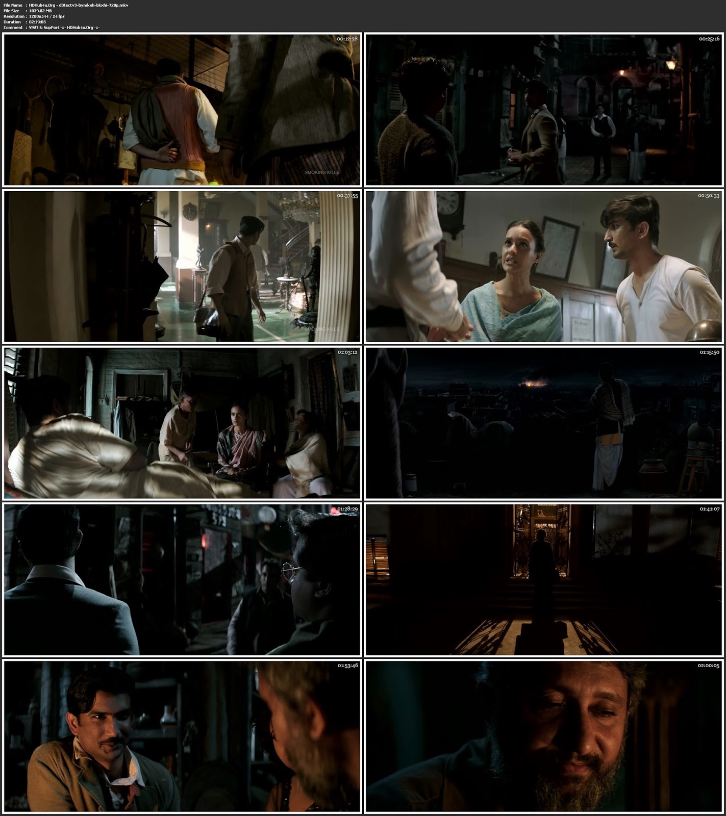 Detective Byomkesh Bakshy 2015 Hindi Movie 480p BluRay 400MB Download