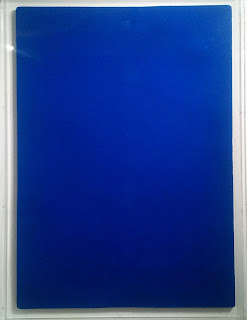 Yves Klein, California, 1961, panoya marufle gazlı bez üzerine kuru pigment ve sentetik reçine