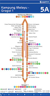 peta rute transjakarta kampung melayu grogol