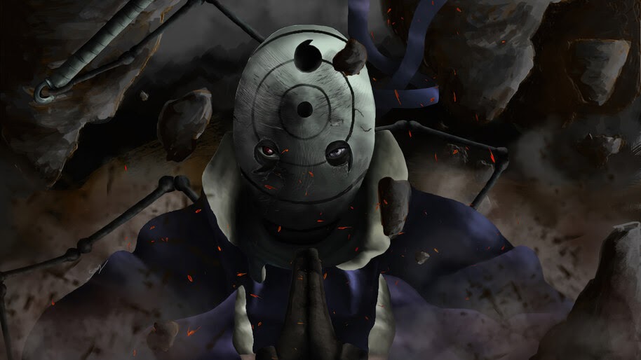 Obito Uchiha, Mask, Sharingan, Rinnegan, 4K, #6.1349