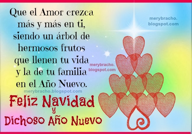 Imagen Feliz Navidad y Dichoso Año Nuevo lleno de Amor 