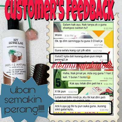 TESTIMONI SYAMPOO SANTAN HOME LAB TESTIMONI SYAMPOO SANTAN HOME LAB