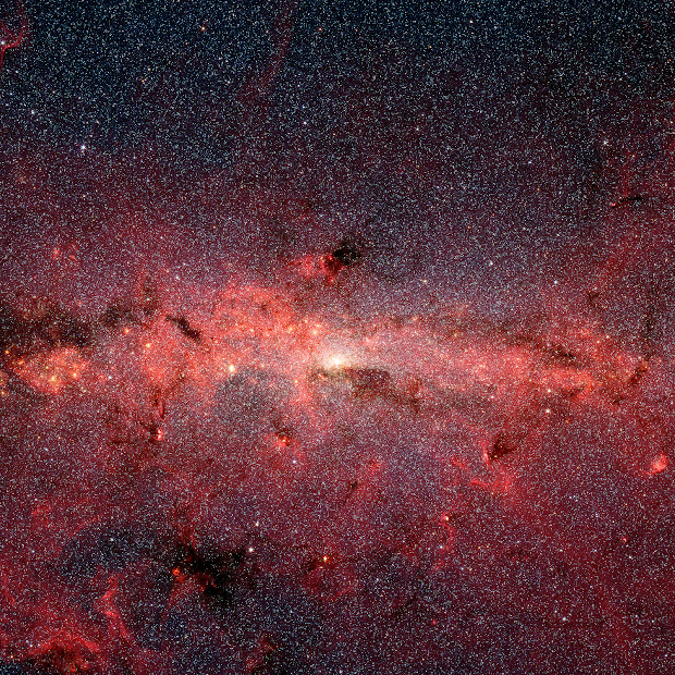 Spitzer reveals a cauldron of stars at the Milky Way's Center!