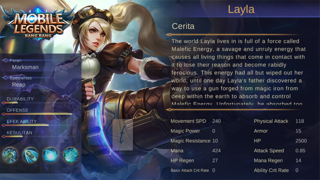 Hero Layla Mobile Legends