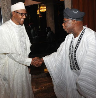 Obasanjo%2BVisits%2BPresident%2BBuhari%2BIn%2BAso%2BRock