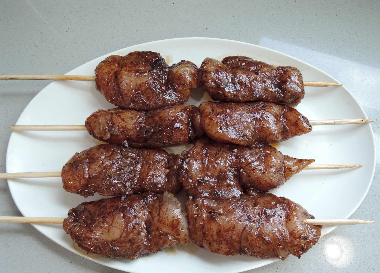 The Briny Lemon Grilled Jerk Chicken Skewers with Pineapple Salsa